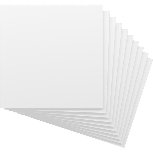 Ekena Millwork 23 3/4W x 23 3/4H x 1/2T PVC Hobby Boards, Unfinished, 10PK HBP24X24X500CUN - main